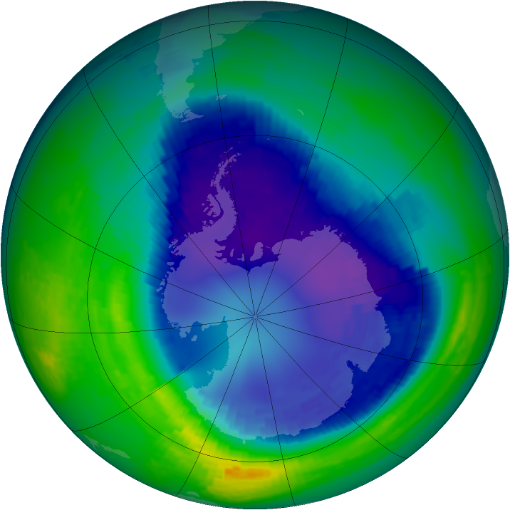 Ozone Map 1994-09-15